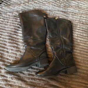 Wide Calf Black Boot